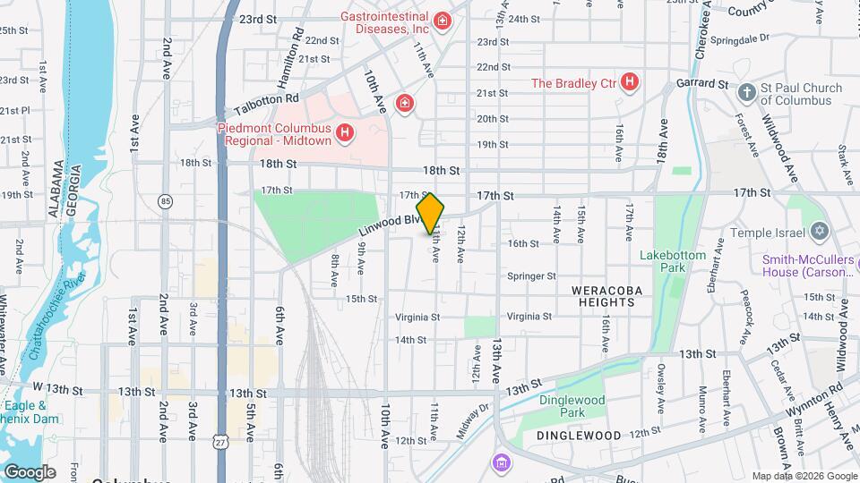 1605 11th Ave Map and Location Details