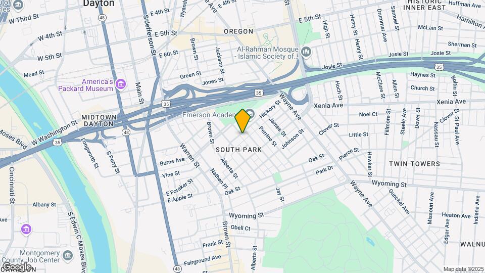332 Hickory St Mapa y Detalles de la Ubicación