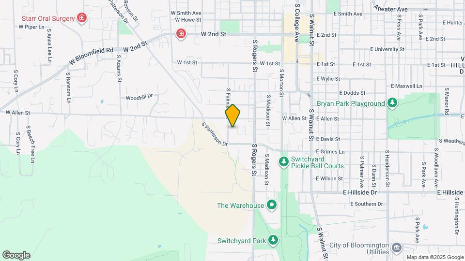 1105 S Fairview St Map and Location Details