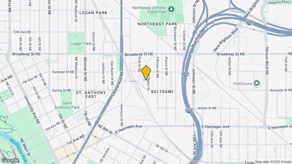 626 NE Taylor St Map and Location Details