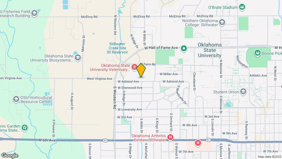 2030 W Admiral Ave Map and Location Details