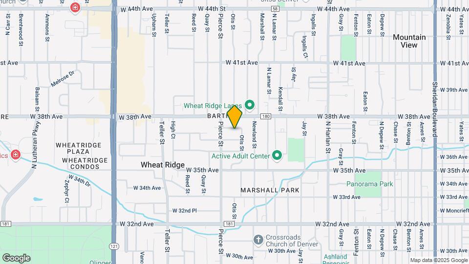 6720 W 37th Pl Map and Location Details