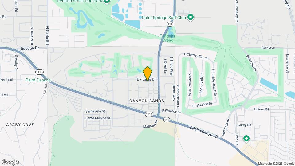 4545 E 7 Lakes Dr Map and Location Details