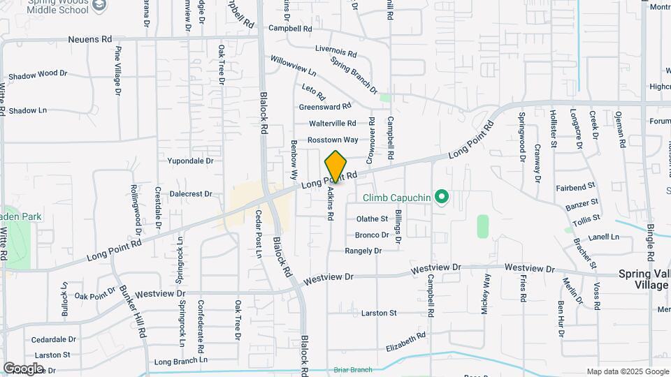 1526 Adkins Rd Map and Location Details