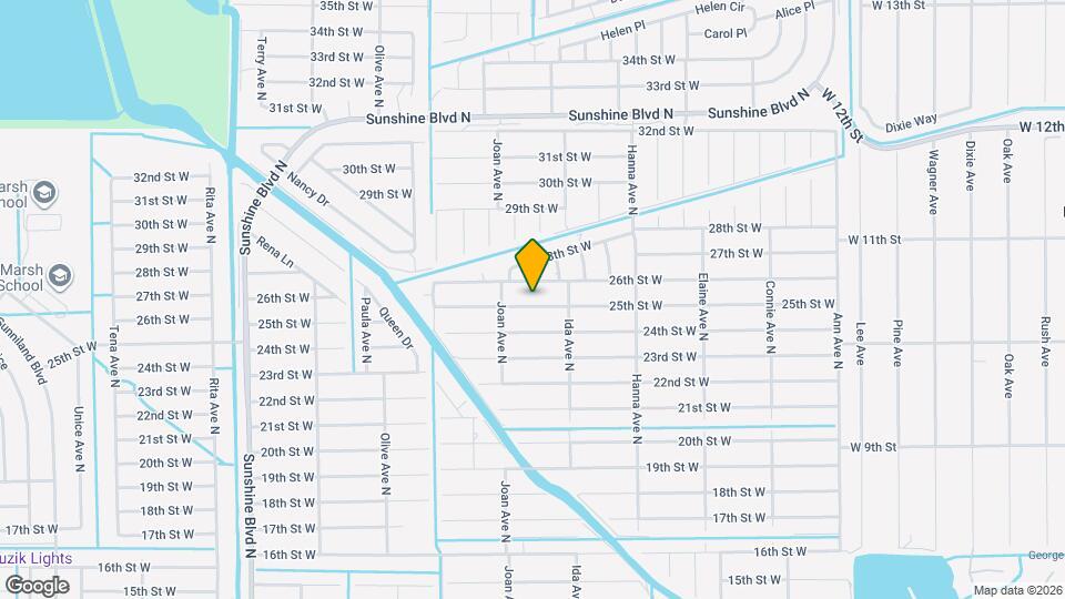 2910 25th St W Map and Location Details