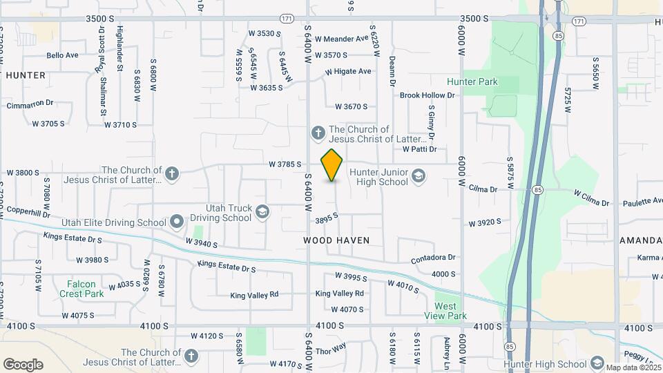 3828 S 6325 W Map and Location Details