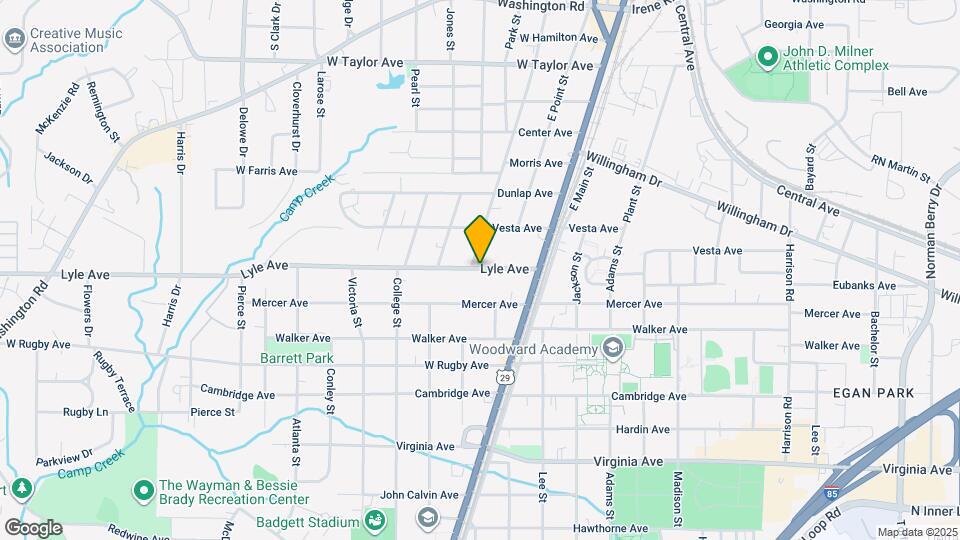 1804 Lyle Ave Map and Location Details