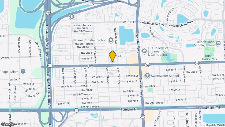 24 NW 109th Ct Map and Location Details