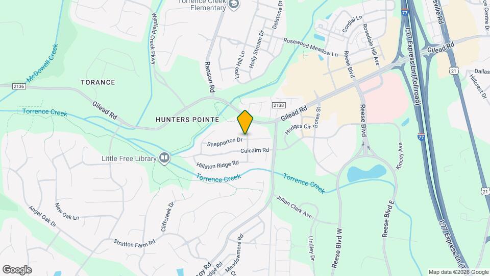 13303 Binnaway Dr Map and Location Details