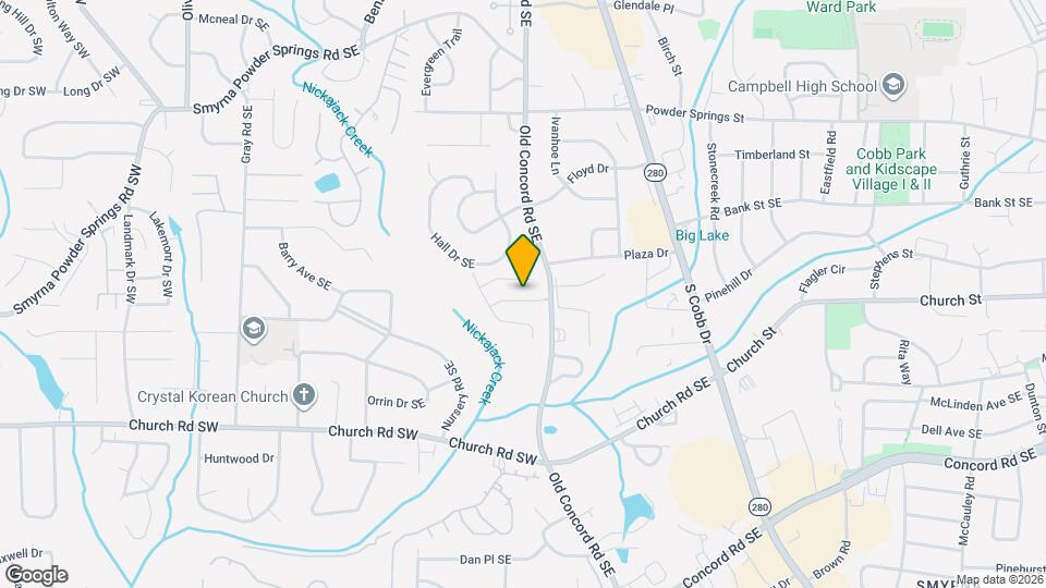 1022 Oaks Pkwy SE Map and Location Details