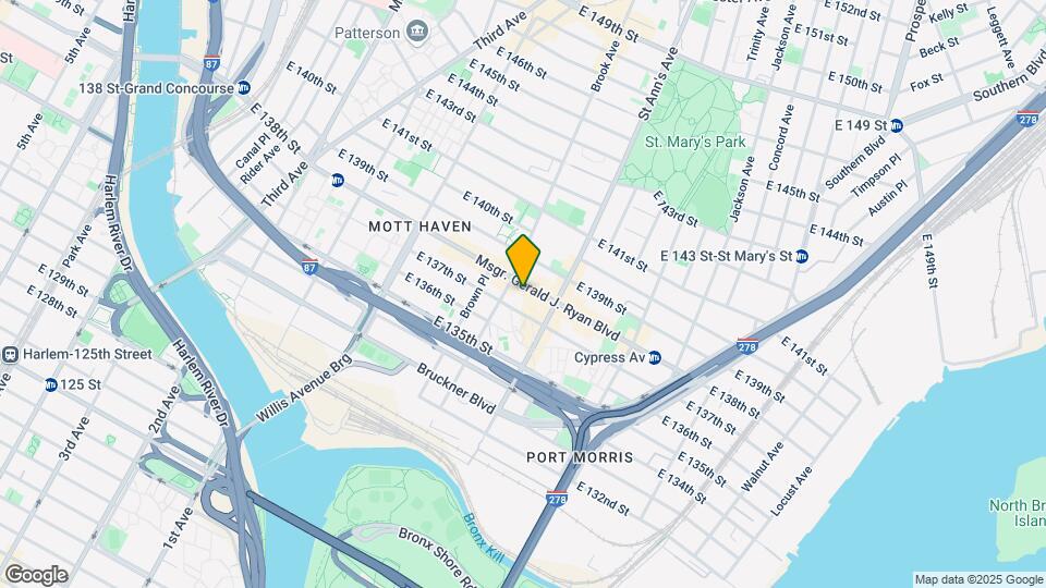 522 E 138th St Map and Location Details