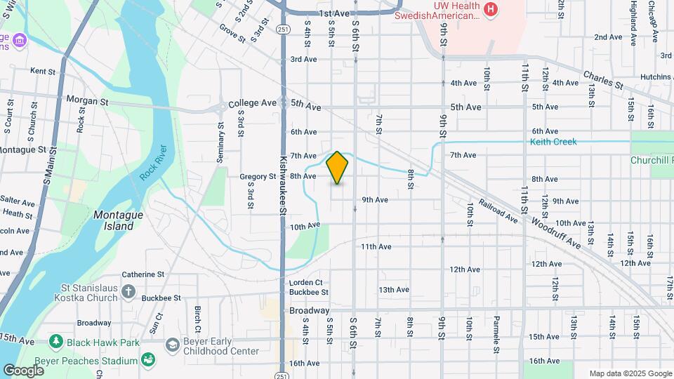 920 S 5th St Map and Location Details