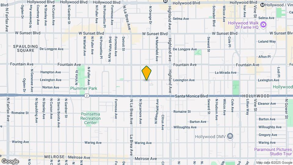 1153 N Orange Dr Map and Location Details