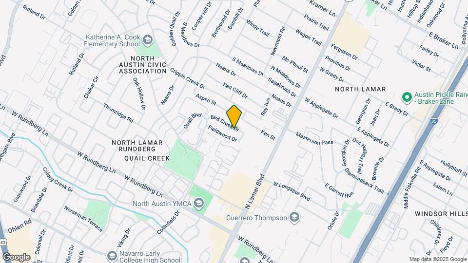 907 Bird Creek Dr Map and Location Details