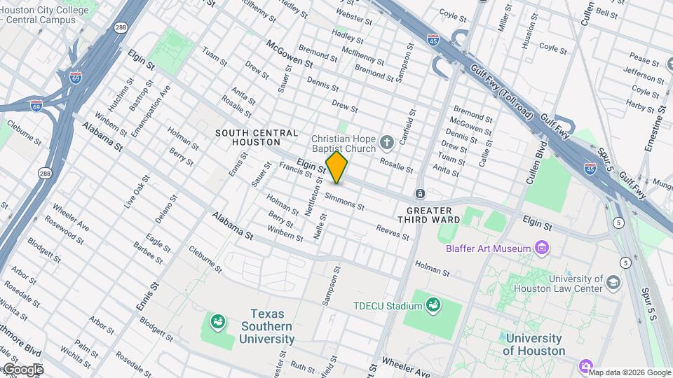 3332 Francis St Mapa y Detalles de la Ubicación