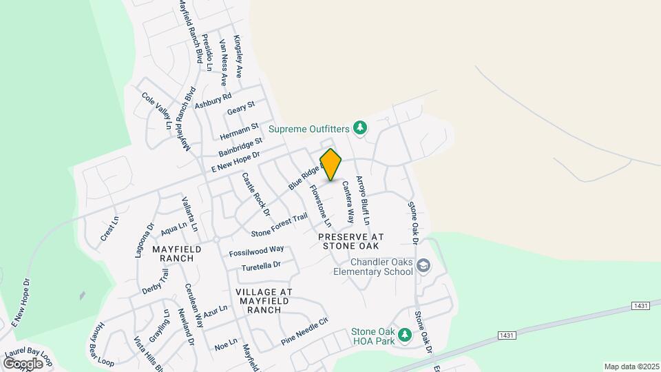 3360 Cantera Way Map and Location Details