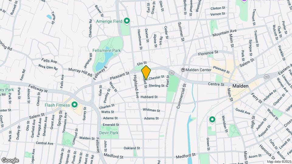34 Russell St, Unit 2 Map and Location Details