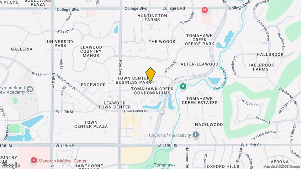 11611 Tomahawk Creek Pkwy Mapa y Detalles de la Ubicación