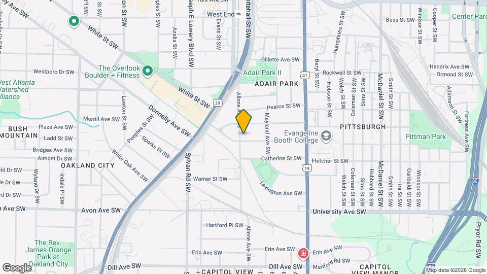 1008 Allene Ave SW, Unit 1 Map and Location Details