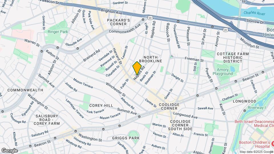 11 Naples Rd, Unit 4 Map and Location Details
