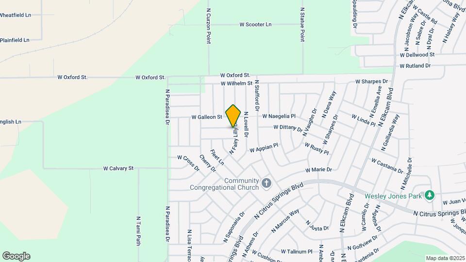 3624 W Lappula Ln Map and Location Details