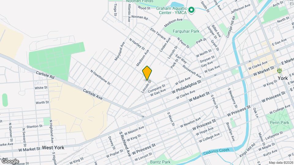 619 Lincoln St Map and Location Details