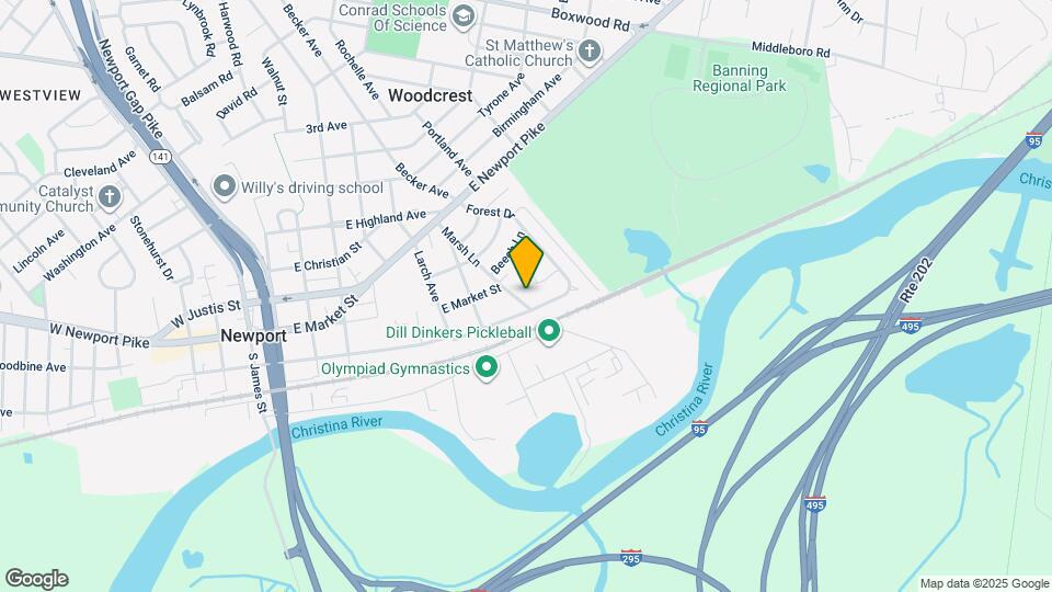 332 Marsh Ln Map and Location Details