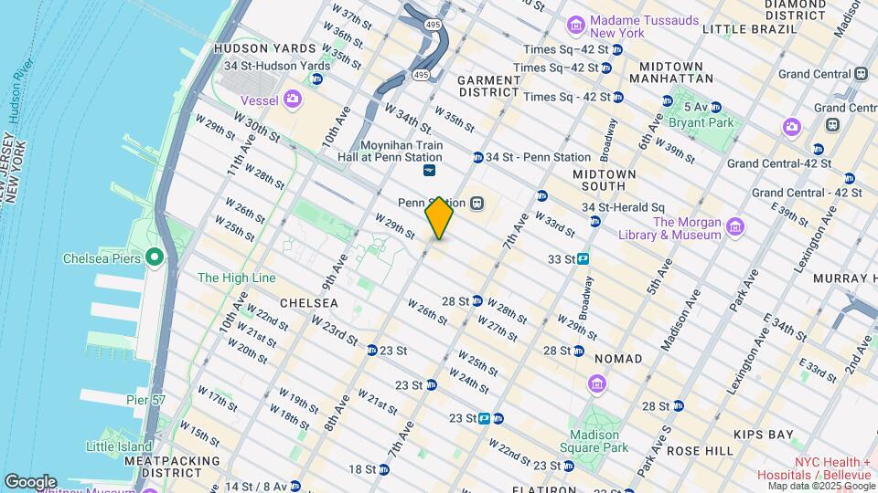 259 W 29th St Mapa y Detalles de la Ubicación