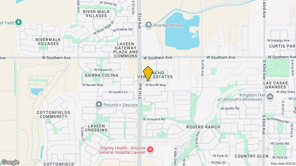 5030 W Novak Way Map and Location Details