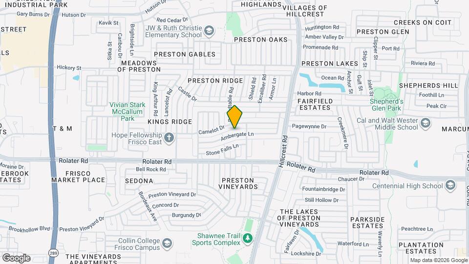 10518 Ambergate Ln Map and Location Details