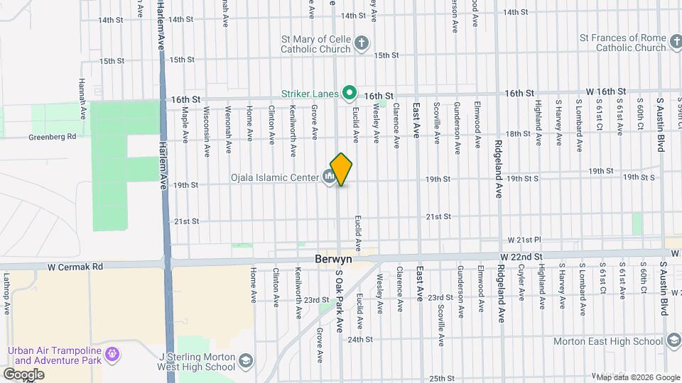 1915 Oak Park Ave, Unit Garden Mapa y Detalles de la Ubicación