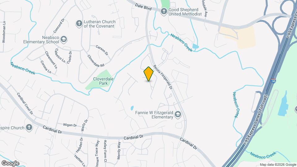 3400 Brahms Dr Map and Location Details