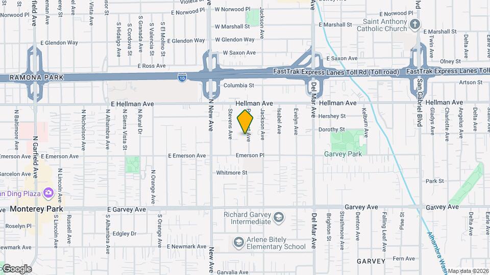 3241 Prospect Ave Mapa y Detalles de la Ubicación