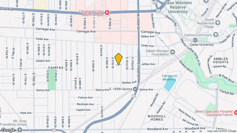 2260 E 100th St Map and Location Details