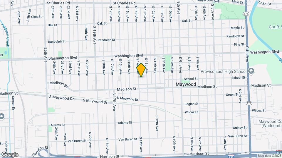 819 S 14th Ave Map and Location Details