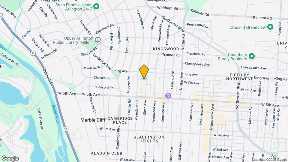1673-1679 Glenn Ave Map and Location Details