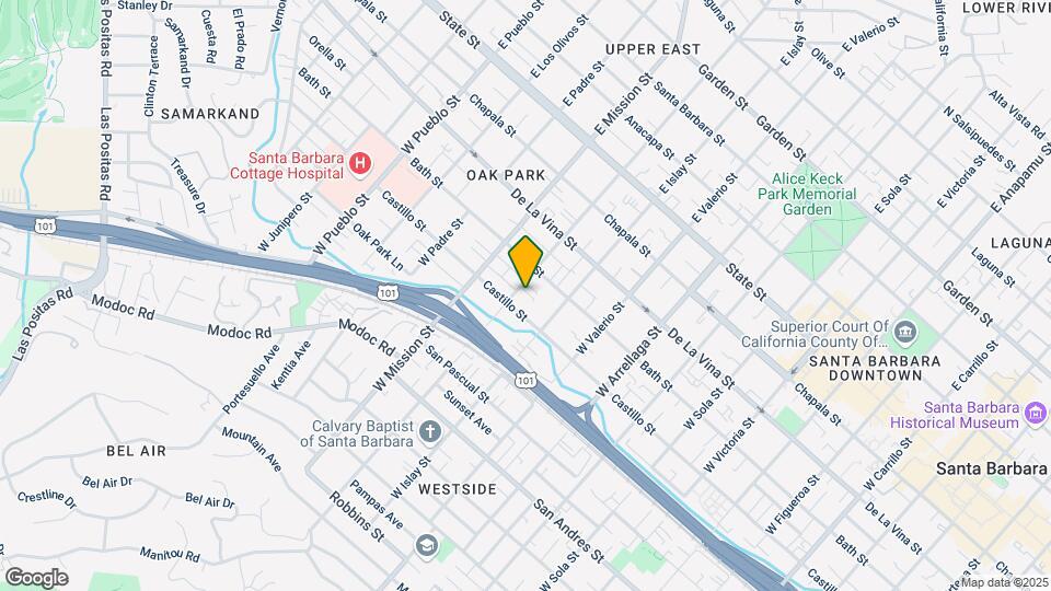 317 W Pedregosa St Map and Location Details