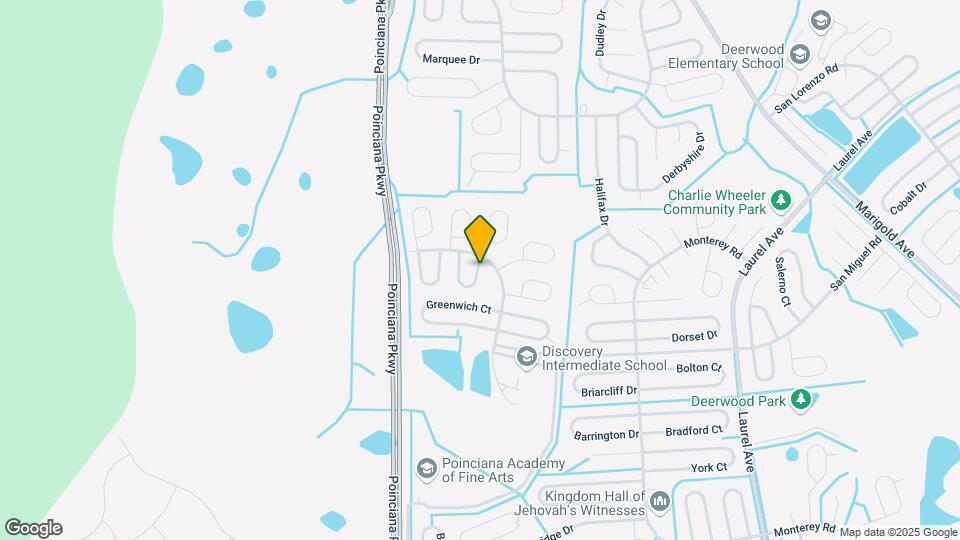 805 Glastonbury Dr Map and Location Details