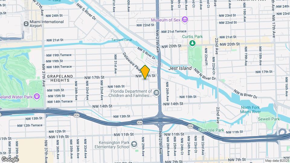 1647 NW 29th Ave Map and Location Details