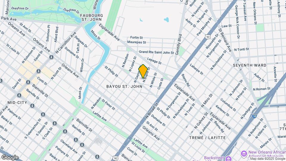1115 N Dupre St Map and Location Details
