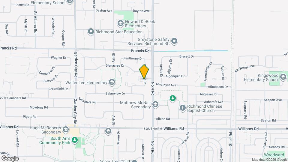 9411 Glendower Dr Map and Location Details