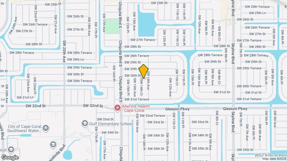 3011 SW 14th Ct Map and Location Details