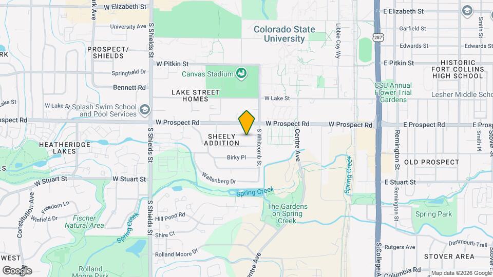 615 Balsam Ln Map and Location Details