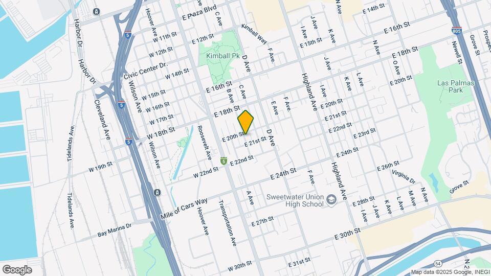2014-2014 B Ave Map and Location Details