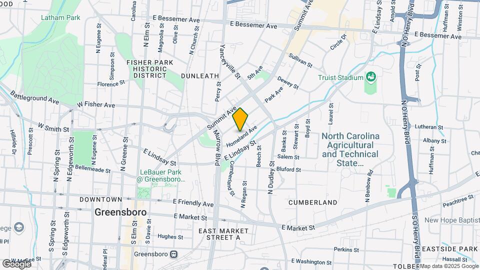 521-525 Homeland Ave Map and Location Details