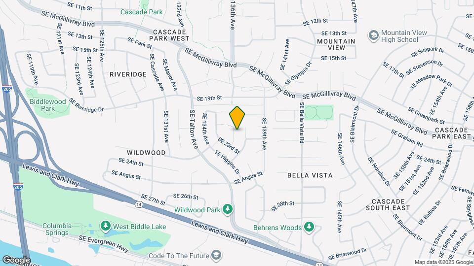 2105 SE 137th Ct Map and Location Details