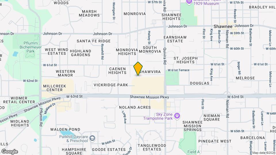 6127 Monrovia St Map and Location Details