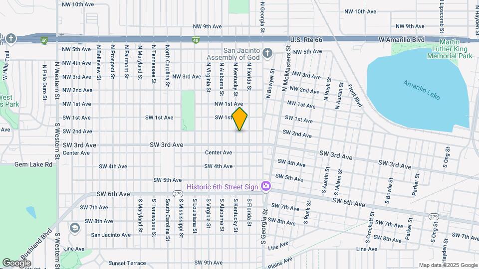 203 S Kentucky St Map and Location Details