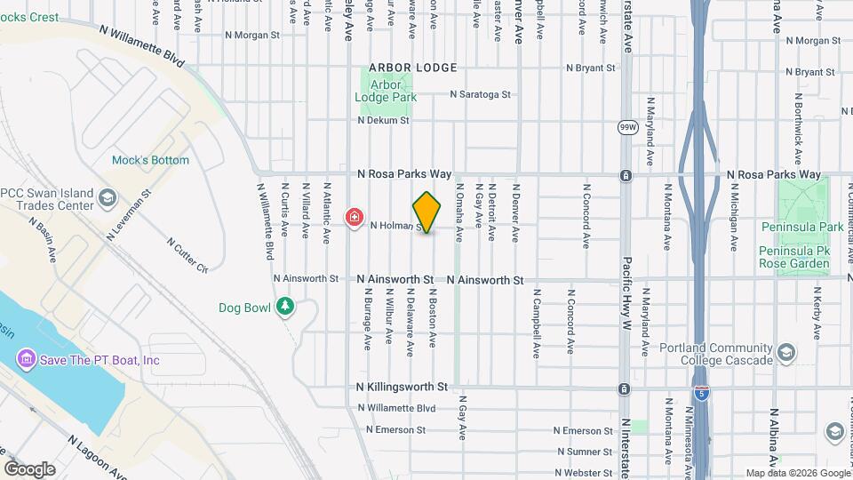 6205 N Boston Ave Map and Location Details