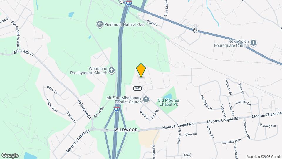 9136 Creedmore Hills Dr, Unit 101D Mapa y Detalles de la Ubicación